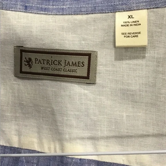 NWOT Beautiful Patrick James Long Sleeve Casual Button Down Shirt in XL